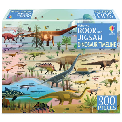 Book and Jigsaw Dinosaur Timeline