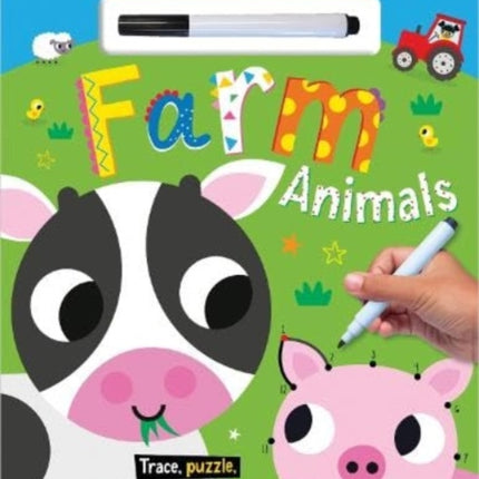 Wipe-Clean Farm Animals