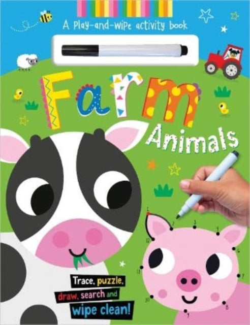 Wipe-Clean Farm Animals