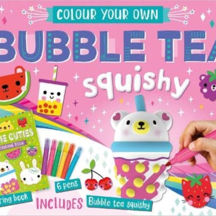 Colour Your Own Bubble Tea Squishy