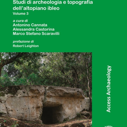 HYBLAEA Studi di archeologia e topografia dellaltopiano ibleo Volume 3