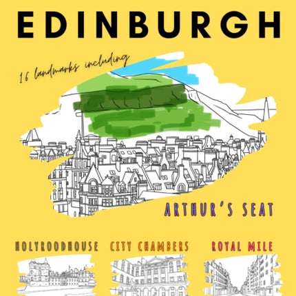 Edinburgh Colouring Book A4
