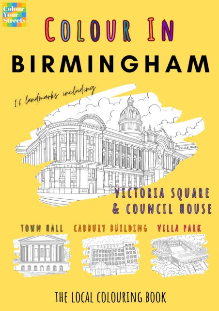 Birmingham Colouring Book A4