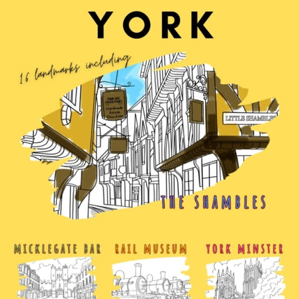 York Colouring Book A4