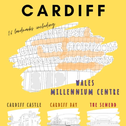 Cardiff Colouring Book A4