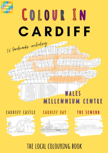 Cardiff Colouring Book A4