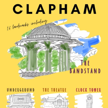 Clapham Colouring Book A4