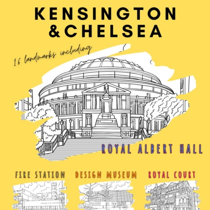 Kensington  Chelsea Colouring Book A4