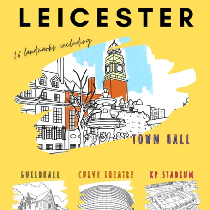 Leicester Colouring Book A4
