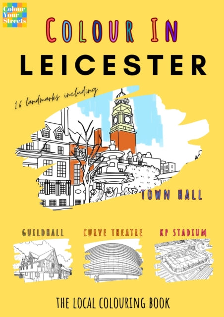 Leicester Colouring Book A4