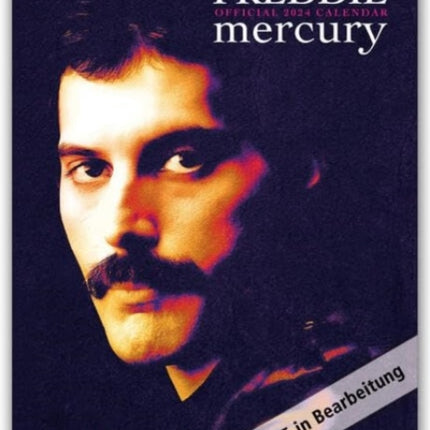 Official Freddie Mercury A3 Calendar 2025