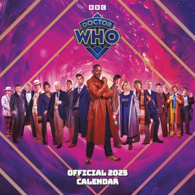 Official Doctor Who Classic Edition Square Calendar 2025