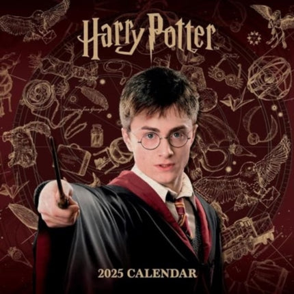 Official Harry Potter Square Calendar 2025