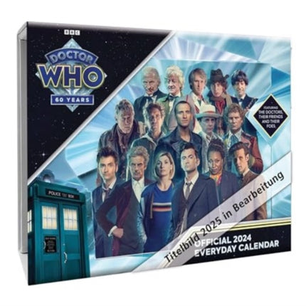 Doctor Who Desk Block Calendar 2025