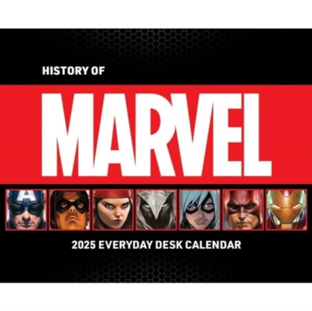 Marvel Desk Block Calendar 2025