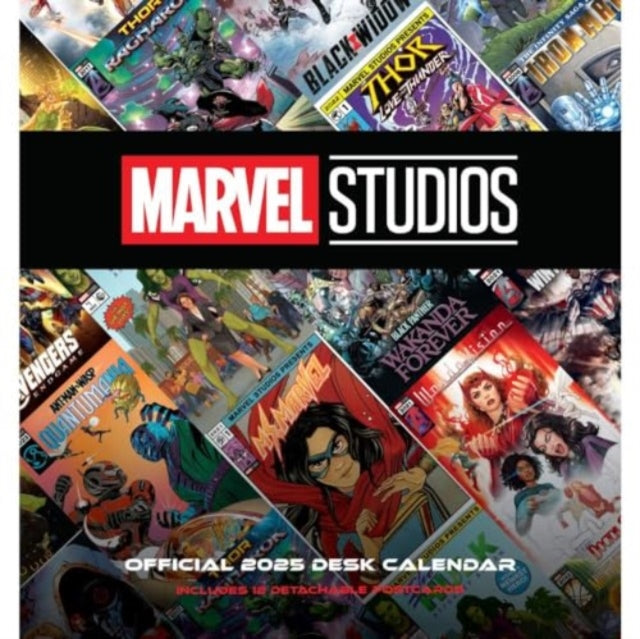 Marvel Desk Easel Calendar 2025