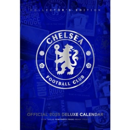 Chelsea FC A3 Deluxe Calendar 2025