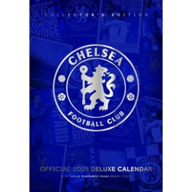 Chelsea FC A3 Deluxe Calendar 2025