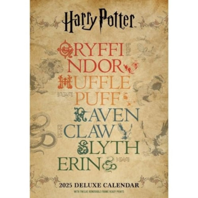 Harry Potter Month to View A3 Deluxe Calendar