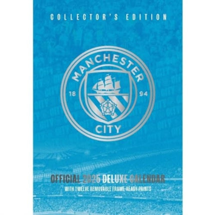 MANCHESTER CITY FC A3 DELUXE CALENDAR 2025