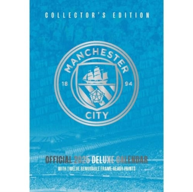 MANCHESTER CITY FC A3 DELUXE CALENDAR 2025