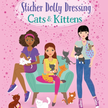 Sticker Dolly Dressing Cats and Kittens