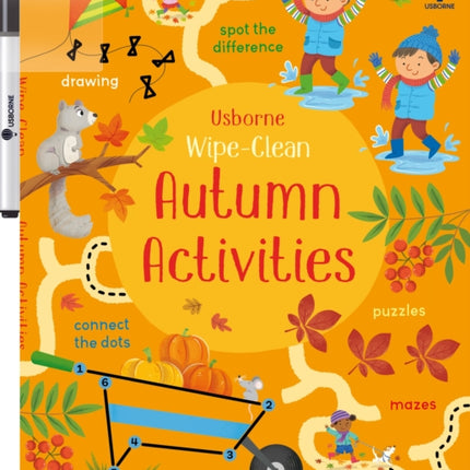 WipeClean Autumn Activities