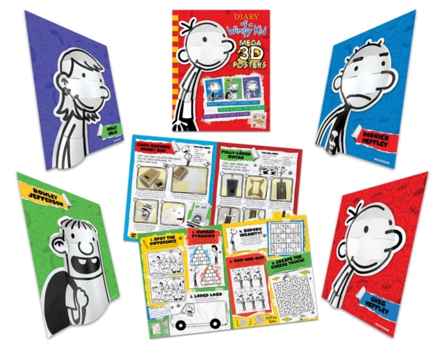 Diary of a Wimpy Kid Pop Heads  3D Crafts