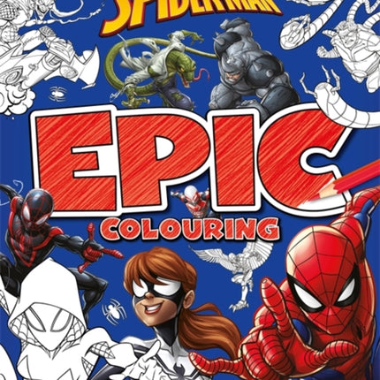 Marvel SpiderMan Epic Colouring