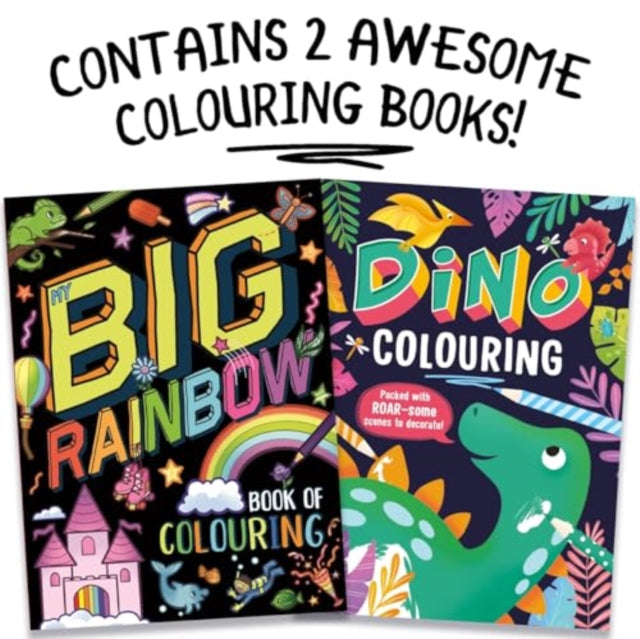 Two Awesome Colouring Books