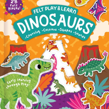 Felt Play  Learn Dinosaurs