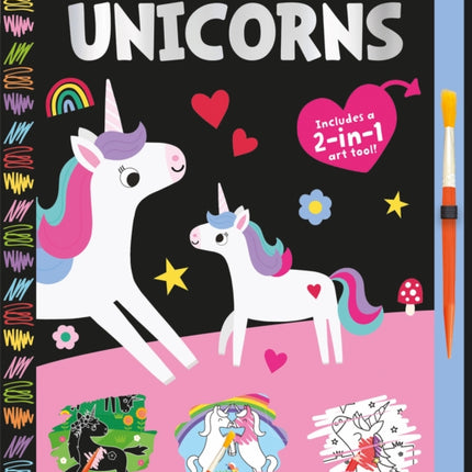 Scratch Paint  Colour Unicorns