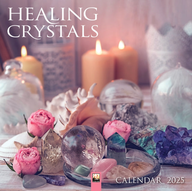 Healing Crystals Wall Calendar 2025 Art Calendar