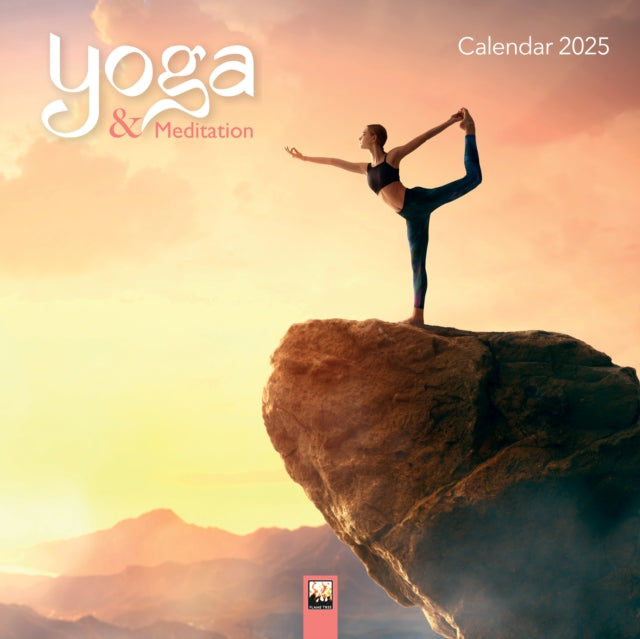 Yoga  Meditation Wall Calendar 2025 Art Calendar