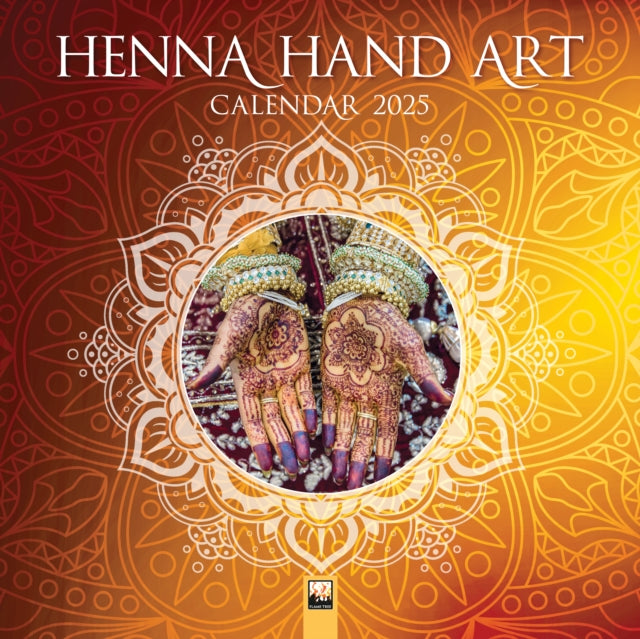 Henna Hand Art Wall Calendar 2025 Art Calendar