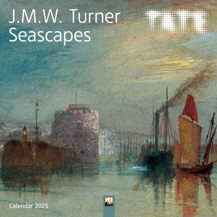 Tate J.M.W. Turner Seascapes Wall Calendar 2025 Art Calendar