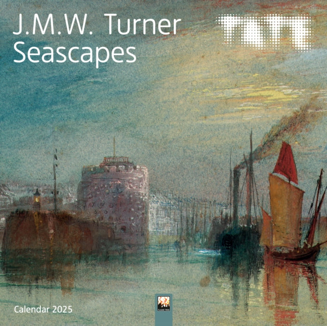 Tate J.M.W. Turner Seascapes Wall Calendar 2025 Art Calendar