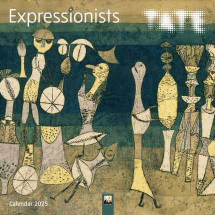 Tate Expressionists Wall Calendar 2025 Art Calendar