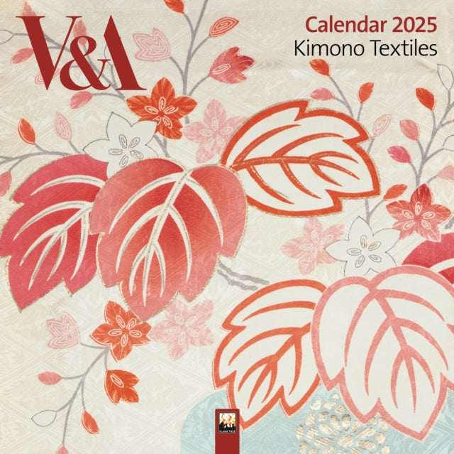 VA Kimono Textiles Wall Calendar 2025 Art Calendar