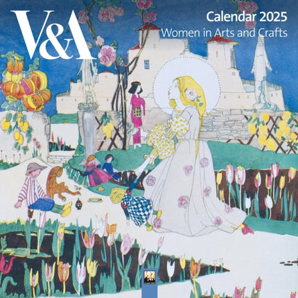 VA Women in Arts and Crafts Wall Calendar 2025 Art Calendar