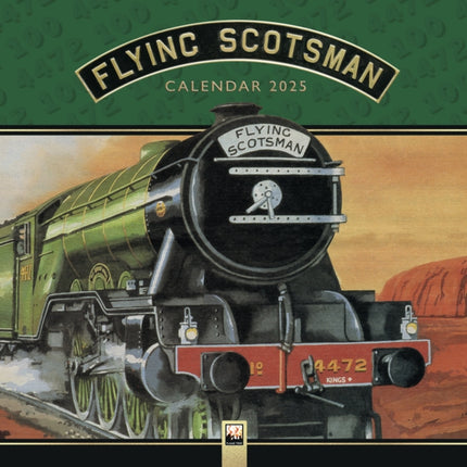 National Railway Museum The Flying Scotsman Wall Calendar 2025 Art Calendar