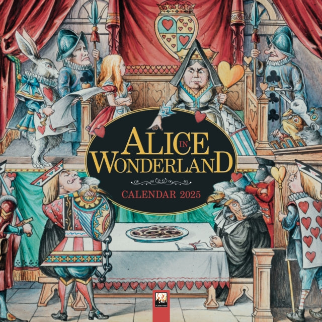 Science Museum Alice in Wonderland Wall Calendar 2025 Art Calendar