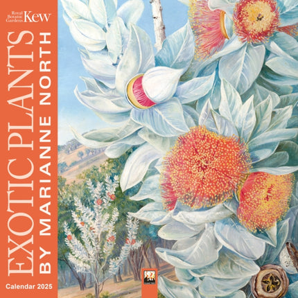 Kew Gardens Exotic Plants by Marianne North Wall Calendar 2025 Art Calendar