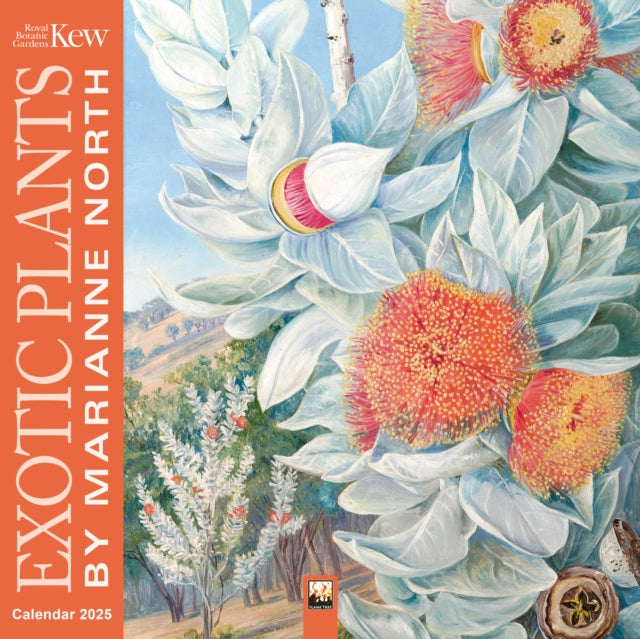 Kew Gardens Exotic Plants by Marianne North Wall Calendar 2025 Art Calendar