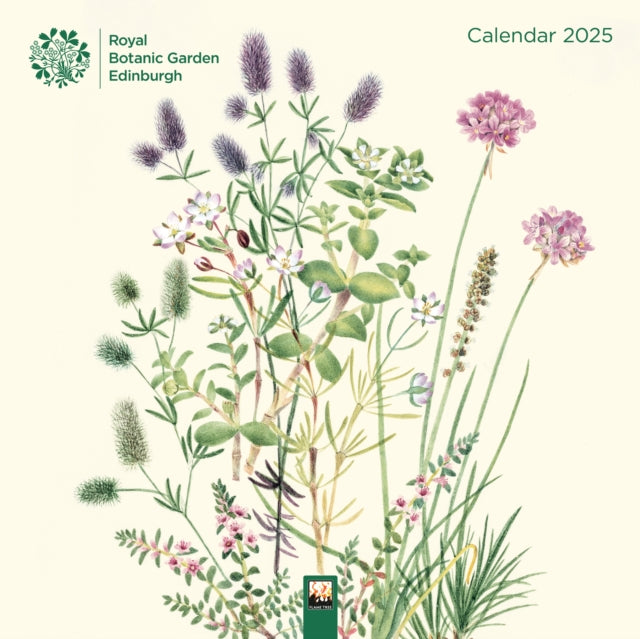 Royal Botanic Garden Edinburgh Wall Calendar 2025 Art Calendar