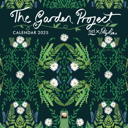 Nel x Polly Rose The Garden Project Mini Wall Calendar 2025 Art Calendar