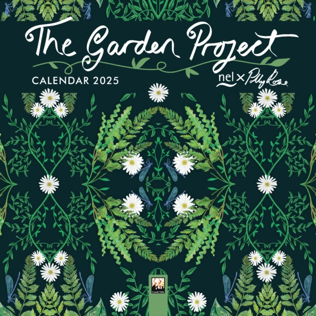 Nel x Polly Rose The Garden Project Mini Wall Calendar 2025 Art Calendar