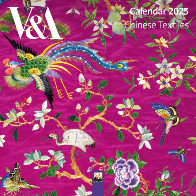 VA Chinese Textiles Mini Wall Calendar 2025 Art Calendar