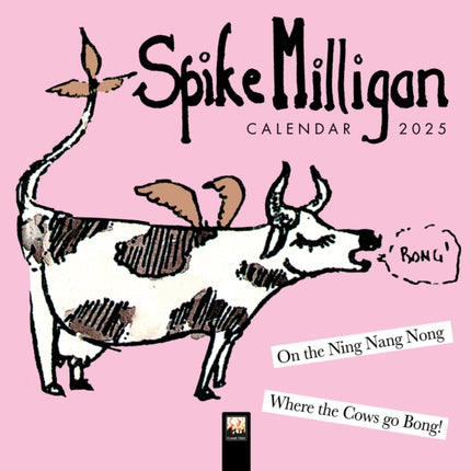 Spike Milligan Mini Wall Calendar 2025 Art Calendar