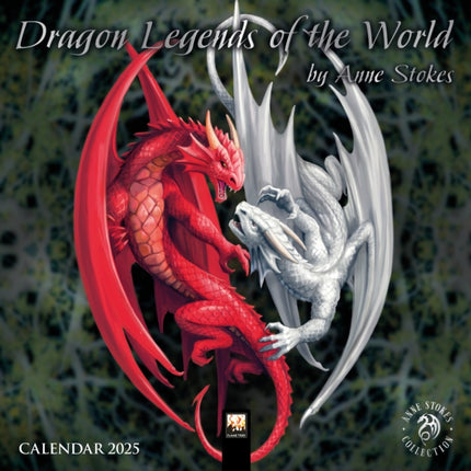 Anne Stokes Dragon Legends of the World Mini Wall calendar 2025 Art Calendar